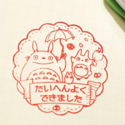 MY NEIGHBOR TOTORO - Totoro - Runda Stämplar 4.6cm Benelic