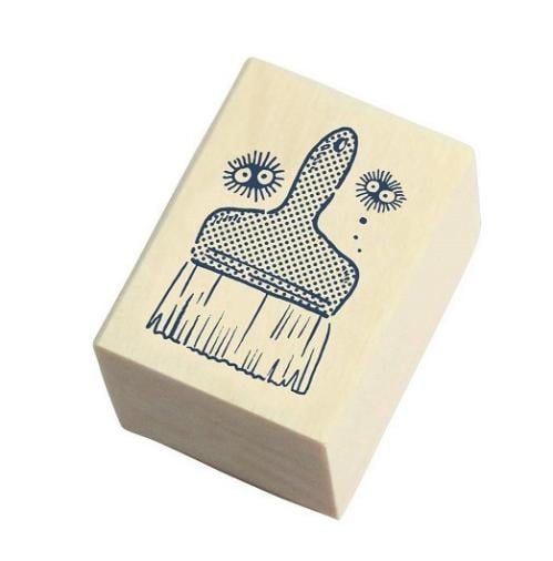 MIN GRANN TOTORO - Noiraudes & Brush - Trästämpel 2x2,2x3cm