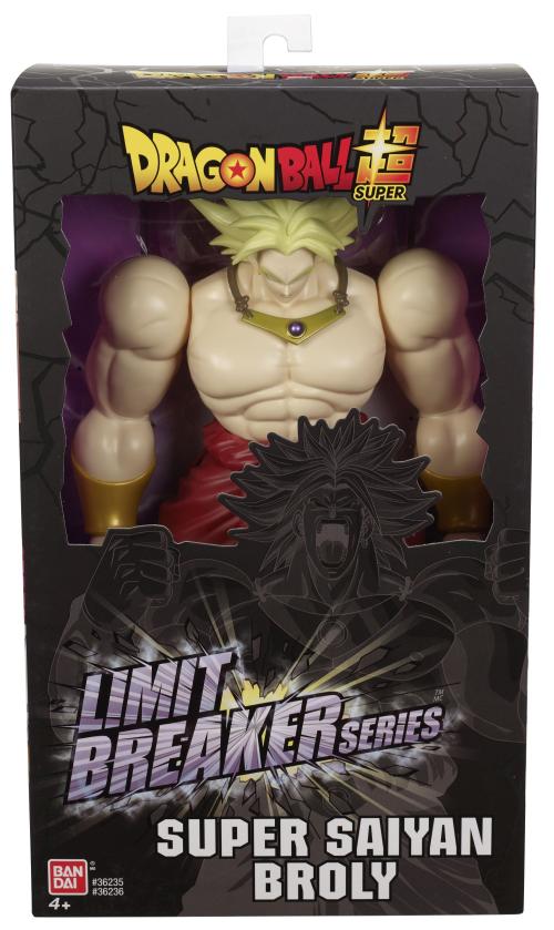 DRAGON BALL - SS Broly Anime - Figur Super Limit Breaker 33cm Bandai Red