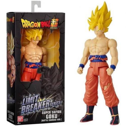 DRAGON BALL - SS Goku Battle Damage - Giant Figure Limit Breaker 30cm Bandai Red