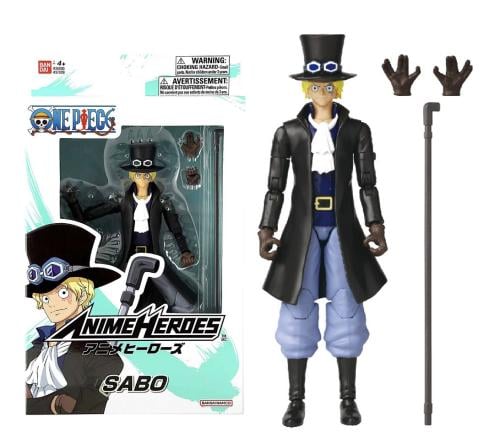 ONE PIECE - Sabo - Figur Anime Heroes 17cm Bandai Red