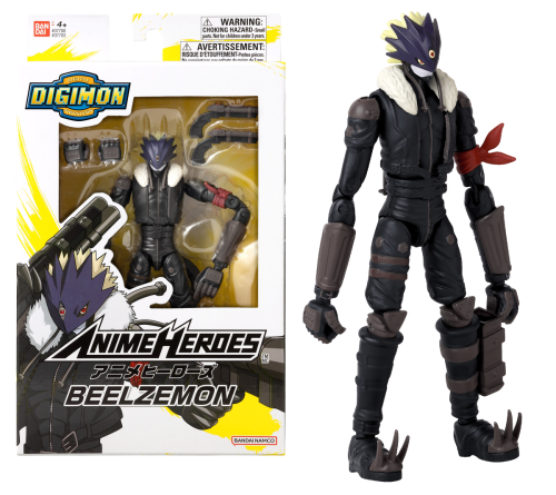 DIGIMON - Beelzemon - Figur Anime Heroes 17cm Bandai Red