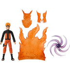 NARUTO - Naruto med transf. effekt - Figur Anime Heroes Beyond 17cm Bandai Red