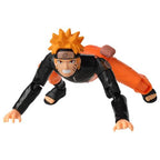NARUTO - Naruto med transf. effekt - Figur Anime Heroes Beyond 17cm Bandai Red