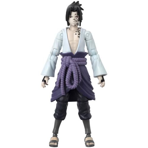 NARUTO - Sasuke med transf. effekt - Figur Anime Heroes Beyond 17cm Bandai Red