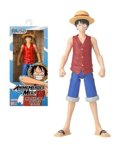 ONE PIECE - Luffy - Anime Heroes Mega Figure 30cm Bandai Red