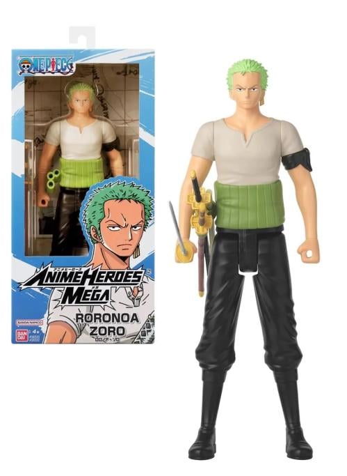 ONE PIECE - Zoro - Anime Heroes Mega Figure 30cm Bandai Red