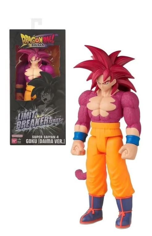 DRAGON BALL DAIMA - SS4 Goku - Giant Figure Limit Breaker 30cm Bandai Red