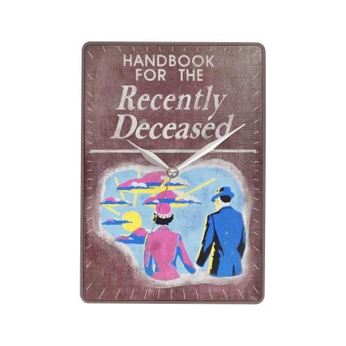 BEETLEJUICE - Handbok Design - Metal Wall Clock Peershardy