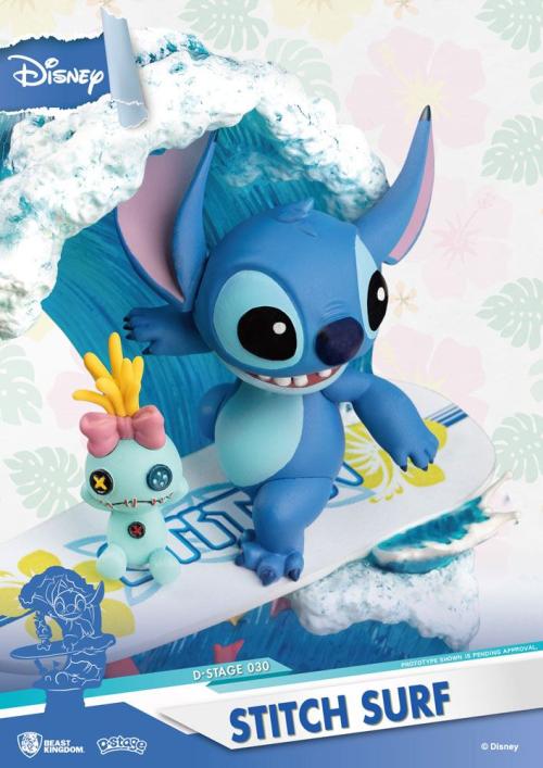 DISNEY - Stitch Surf - Diorama D-Stage Summer Series 15cm Beast Kingdom