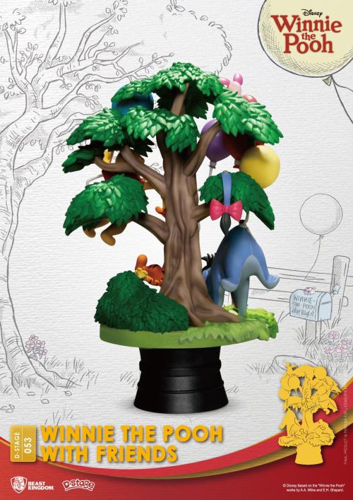 DISNEY - Winnie med Vänner - Diorama D-Stage 15cm Beast Kingdom