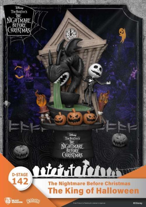 NIGHTMARE BEFORE CHRISTMAS - King Of Halloween - Diorama D-Stage 15cm Beast Kingdom