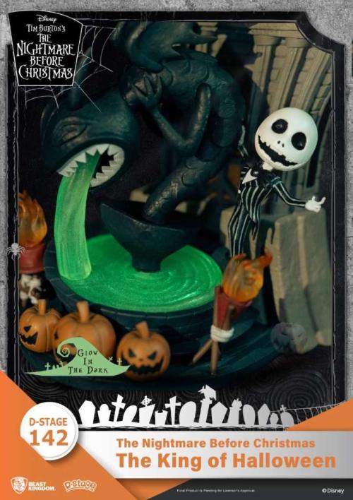 NIGHTMARE BEFORE CHRISTMAS - King Of Halloween - Diorama D-Stage 15cm Beast Kingdom