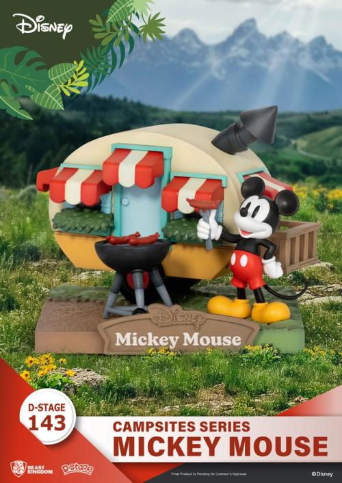 DISNEY - Mickey Mouse - Diorama D-Stage Campsite Series 10cm Beast Kingdom