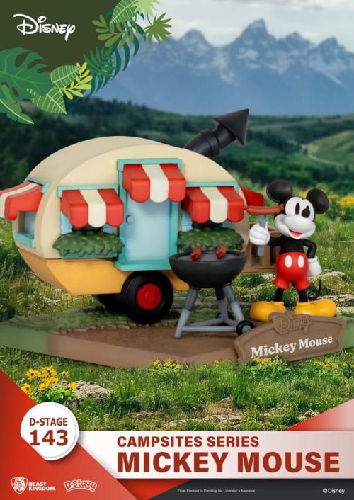 DISNEY - Mickey Mouse - Diorama D-Stage Campsite Series 10cm Beast Kingdom