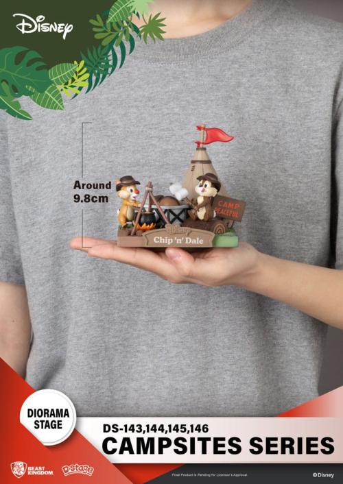 DISNEY - Chip & Dale - Diorama D-Stage Campsite Series 10cm Beast Kingdom