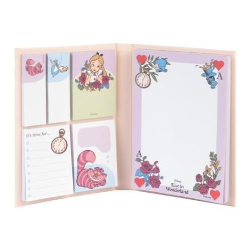 ALICE IN WONDERLAND - Sticky Notepad Set Grupo Erik