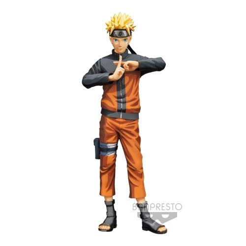 NARUTO SHIPPUDEN - Uzumaki Naruto - Figurine Grandista Nero Banpresto