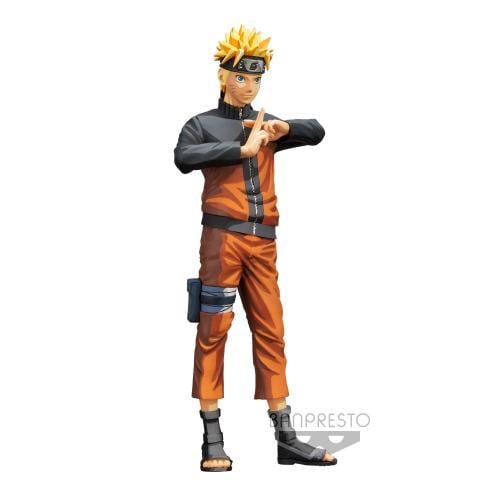 NARUTO SHIPPUDEN - Uzumaki Naruto - Figurine Grandista Nero Banpresto