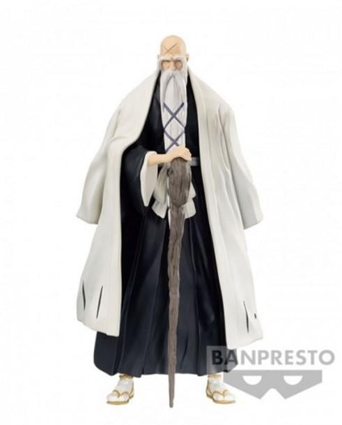BLEACH - Shigekuni Yamamotogenryusai - Figur Solid och själar 15cm Banpresto