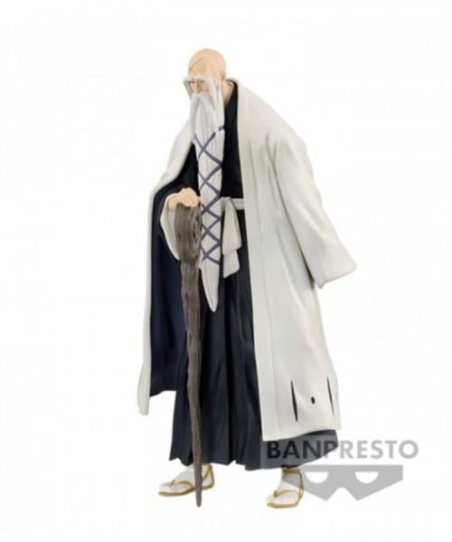 BLEACH - Shigekuni Yamamotogenryusai - Figur Solid och själar 15cm Banpresto
