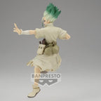 DR. STONE - Senku Ishigami - Figur Figur av Stenvärlden 15cm Banpresto