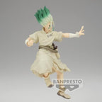 DR. STONE - Senku Ishigami - Figur Figur av Stenvärlden 15cm Banpresto