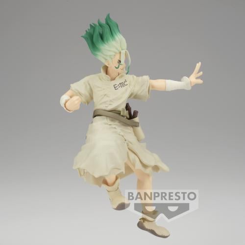 DR. STONE - Senku Ishigami - Figur Figur av Stenvärlden 15cm Banpresto