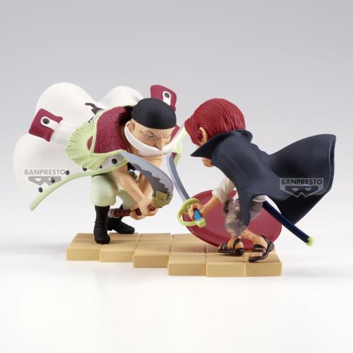 ONE PIECE - Edward Newgate VS Shanks - Figur WCF Log Stories 13cm Banpresto