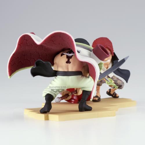 ONE PIECE - Edward Newgate VS Shanks - Figur WCF Log Stories 13cm Banpresto