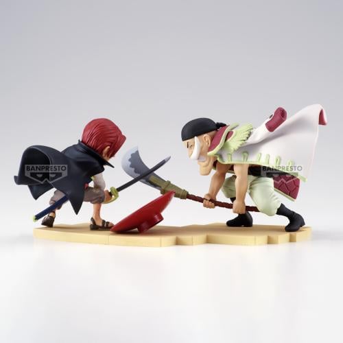 ONE PIECE - Edward Newgate VS Shanks - Figur WCF Log Stories 13cm Banpresto