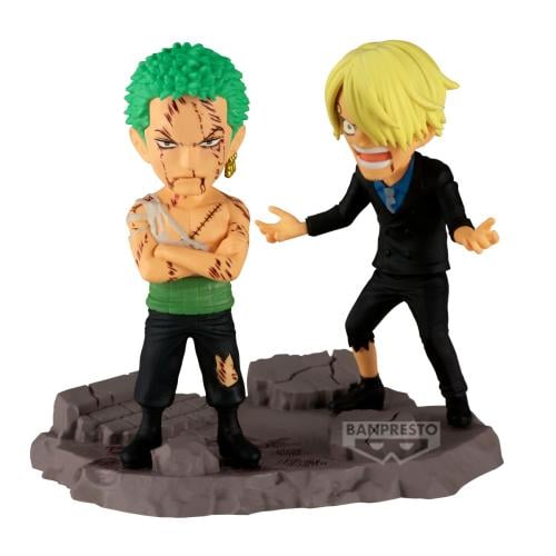 ONE PIECE - Roronoa Zoro & Sanji - Figur WCF Log Stories 8cm Banpresto