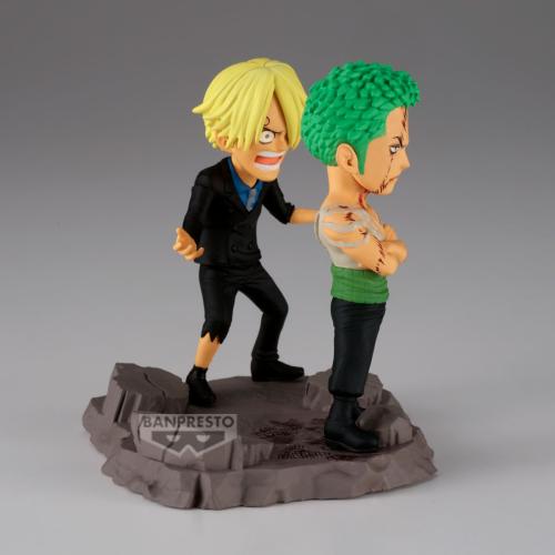 ONE PIECE - Roronoa Zoro & Sanji - Figur WCF Log Stories 8cm Banpresto
