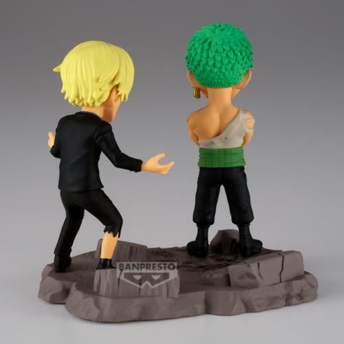 ONE PIECE - Roronoa Zoro & Sanji - Figur WCF Log Stories 8cm Banpresto