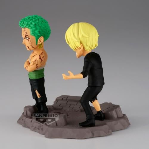 ONE PIECE - Roronoa Zoro & Sanji - Figur WCF Log Stories 8cm Banpresto