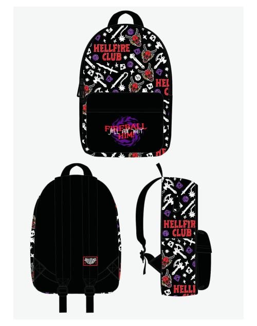 STRANGER THINGS - Fireball Him! - Basic Ryggsäck Difuzed