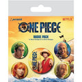 ONE PIECE NETFLIX - The Straw Hats - Pack 5 Badges Pyramid