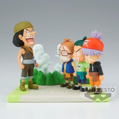 ONE PIECE - Usopp Pirates - Figur WCF-Log Stories 7cm Banpresto