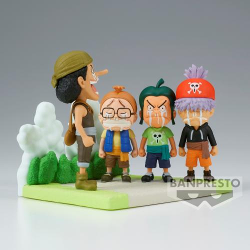 ONE PIECE - Usopp Pirates - Figur WCF-Log Stories 7cm Banpresto