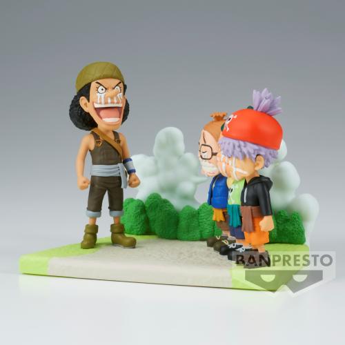 ONE PIECE - Usopp Pirates - Figur WCF-Log Stories 7cm Banpresto