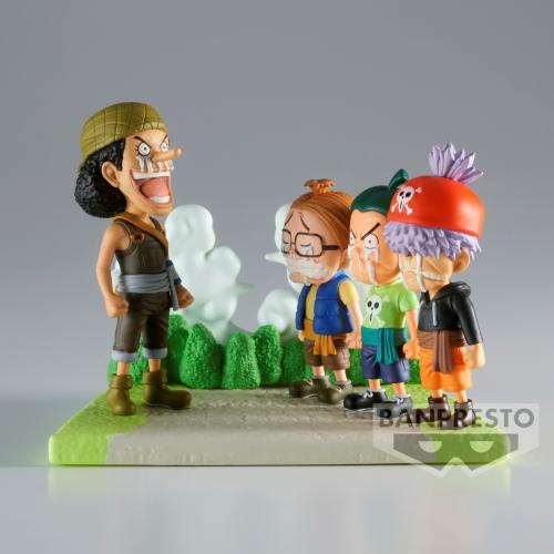 ONE PIECE - Usopp Pirates - Figur WCF-Log Stories 7cm Banpresto