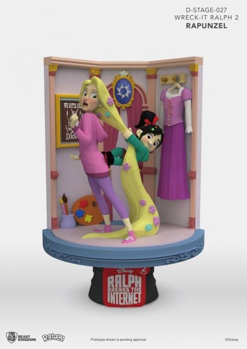 RALPH 2.0 - Rapunzel & Vanellope - D-Stage 15cm Runns