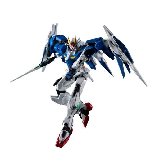 GUNDAM - GN-0000 + GNR-010 00 Raiser - Action Figur 15cm Bandai Tamashii Nations