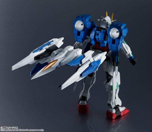 GUNDAM - GN-0000 + GNR-010 00 Raiser - Action Figur 15cm Bandai Tamashii Nations