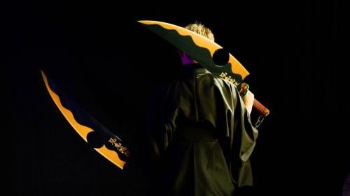 DEMON SLAYER - Nichirin Tengen Uzui Sword - Réplique Proreplica 110cm Bandai Tamashii Nations