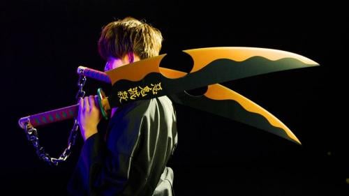 DEMON SLAYER - Nichirin Tengen Uzui Sword - Réplique Proreplica 110cm Bandai Tamashii Nations
