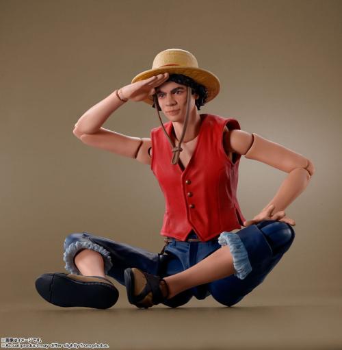 ONE PIECE NETFLIX - Monkey D. Luffy - Figur S.H. Figuarts 14cm Bandai Tamashii Nations