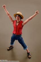 ONE PIECE NETFLIX - Monkey D. Luffy - Figur S.H. Figuarts 14cm Bandai Tamashii Nations