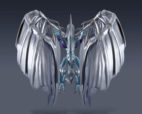 YU-GI-OH! - Stardust Dragon - Figur S.H. Monster Arts 53cm Bandai Tamashii Nations