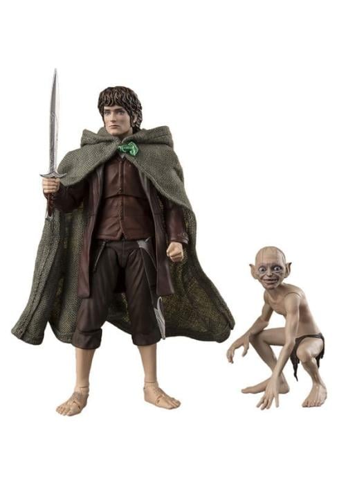 LORD OF THE RINGS - Frodo & Gollum - Figur S.H. Figuarts 6 & 12 cm Bandai Tamashii Nations